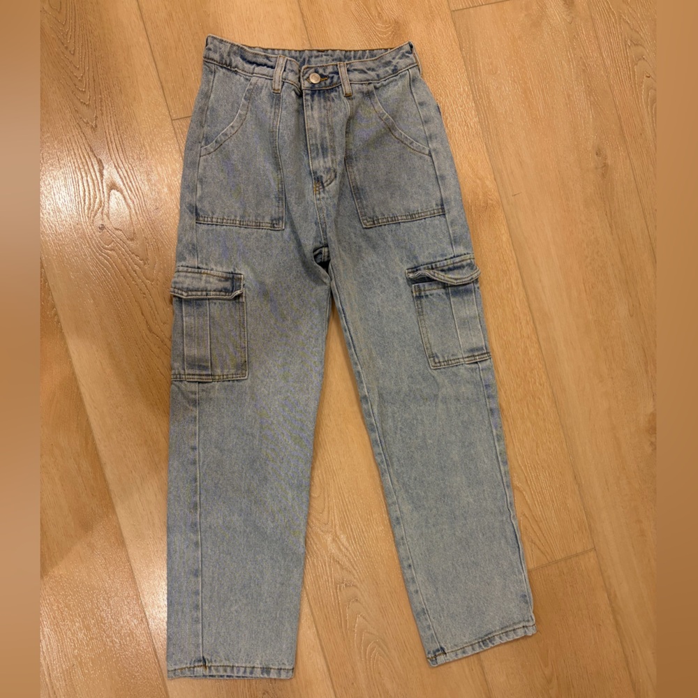 12th Tribe Light Wash Denim Jeans Size S